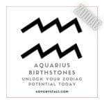 Aquarius Birthstones: Unlock Your Zodiac Potential Today
