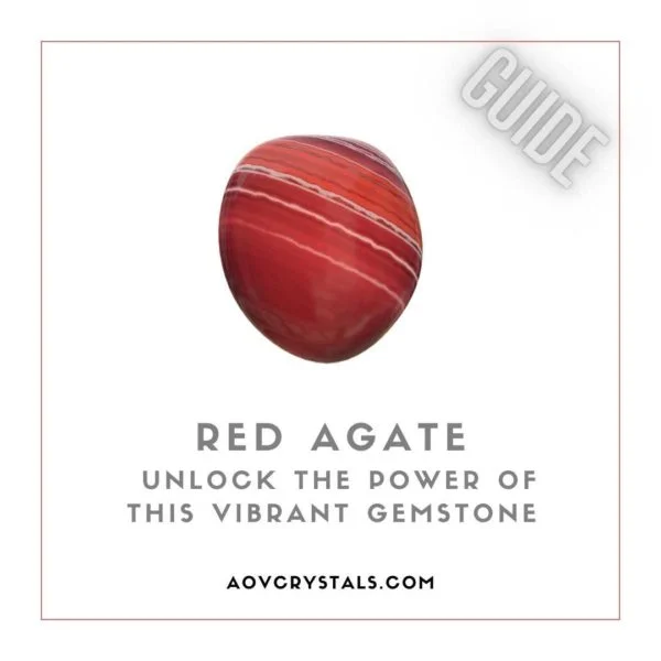 Red agate stone clearance benefits