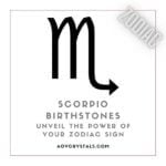 Scorpio Birthstones: Unveil the Power of Your Zodiac Sign