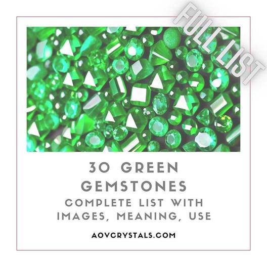 Green Gemstones: List of 31 Green Gems and Their Meanings
