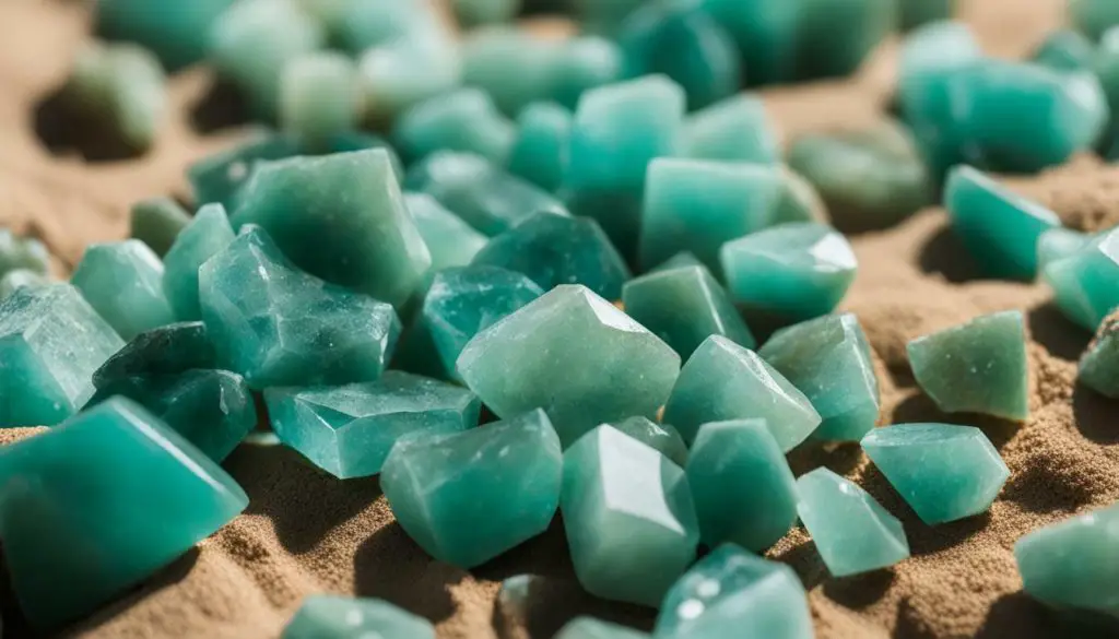 Amazonite crystals Amazonite crystals